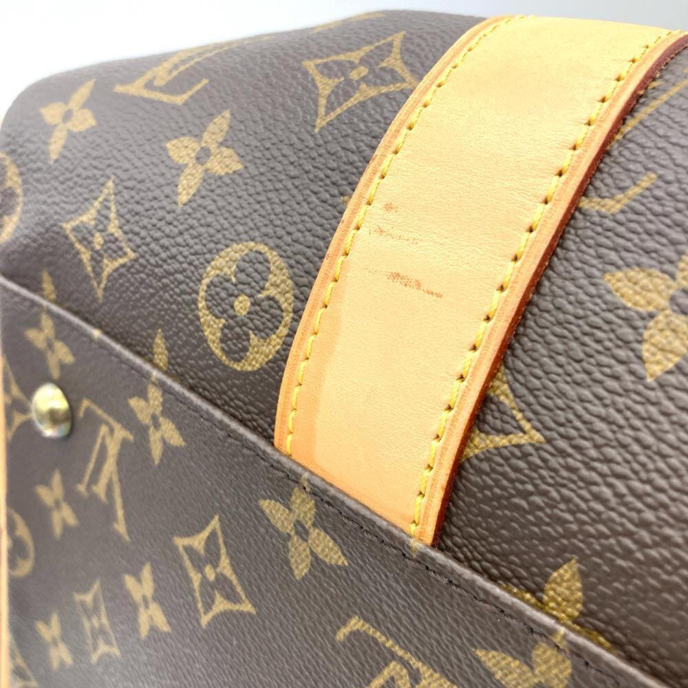 LOUIS VUITTON Authentic Brown Monogram Canvas Carryall Boston Bag - Picture 13 of 16